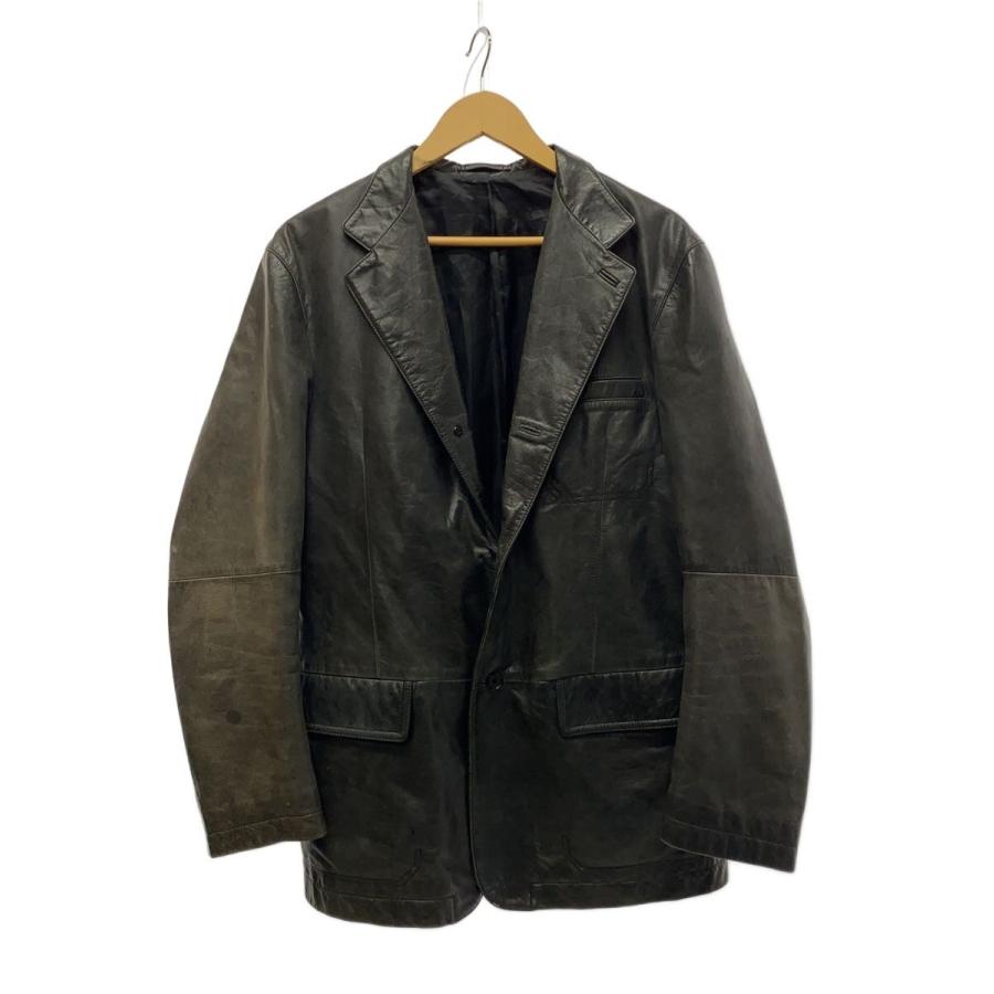 DKNY レザージャケット Mサイズ DKNY Men's Genuine Leather Motorcycle Jacket, Black, Large at