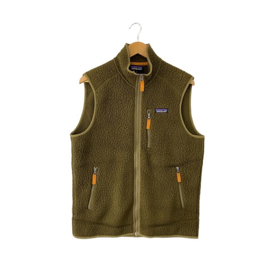 patagonia◇レトロパイルベスト/フリースベスト/M/ポリエステル/GRN