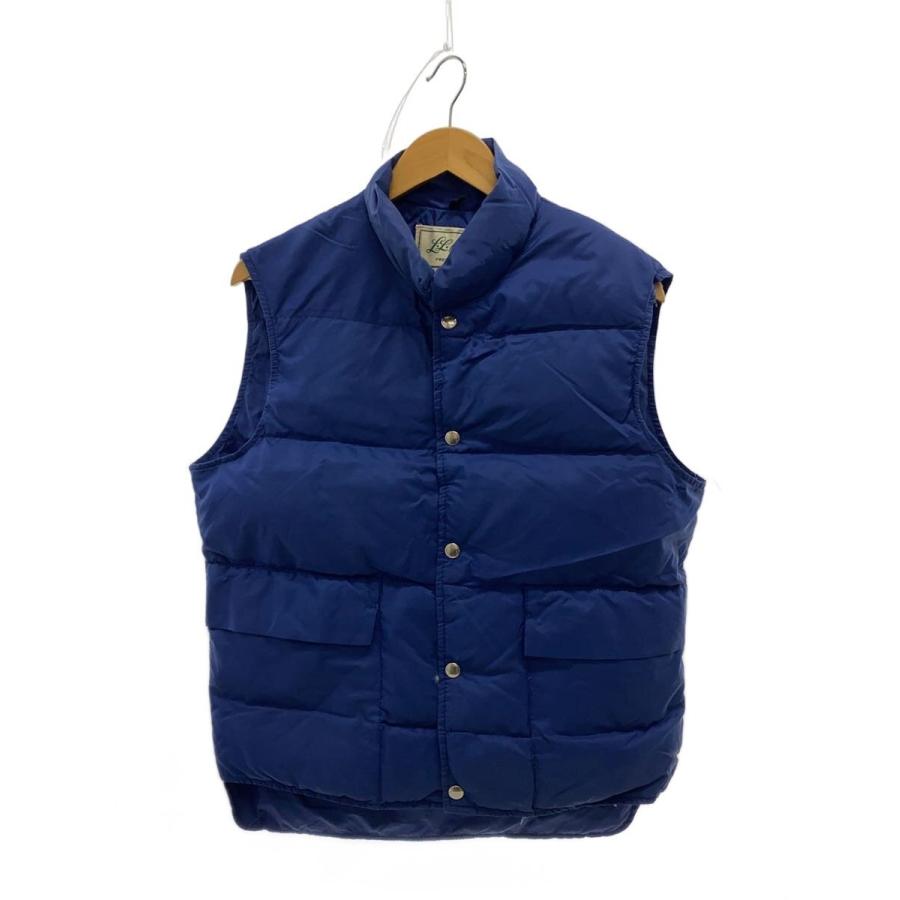L.L.Bean◇60s〜70s/筆記体タグ/usa製/ダウンベスト/ナイロン/NVY