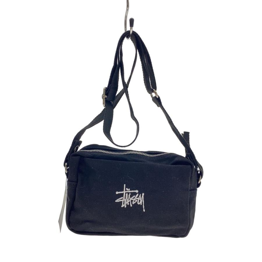STUSSY◇Work Gear/ショルダーバッグ/コットン/BLK// : セカンド 