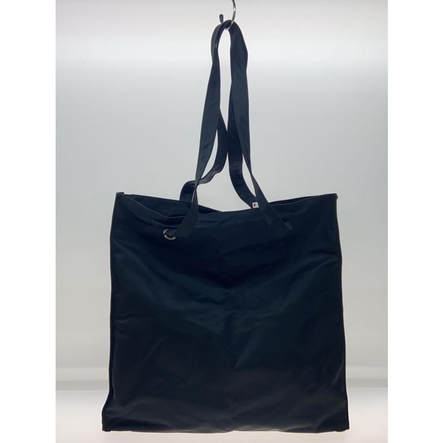 DKNY(DONNA KARAN NEW YORK)◇90s〜00s/洗濯表示トートバッグ/PVC/BLK 