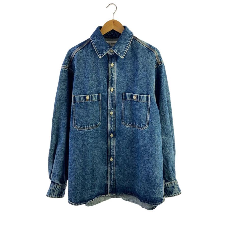 HED MAYNER◇23AW/DENIM OVERSHIRT/長袖シャツ/XS/デニム/IDG 