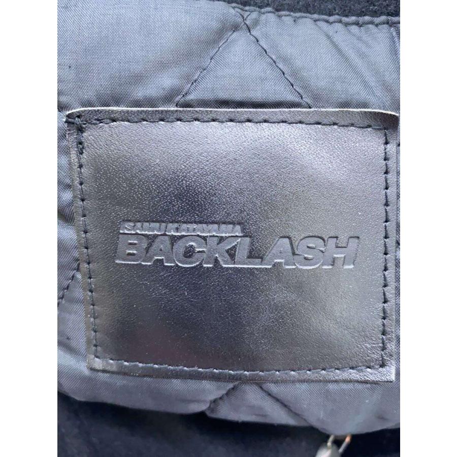 ISAMU KATAYAMA BACKLASH◇ジャケット/M/ウール/BLK/無地/B1547-02