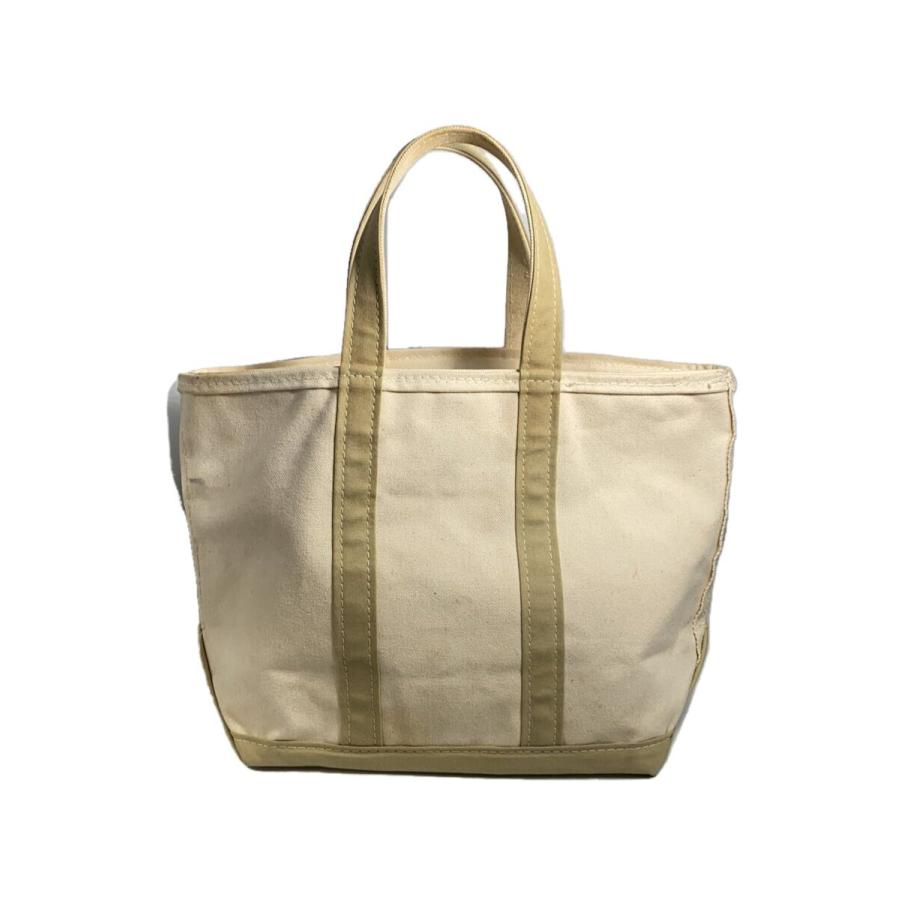 L.L.Bean◇80〜90s/BOTE AND TOTE/USA製/トートバッグ/キャンバス/CRM