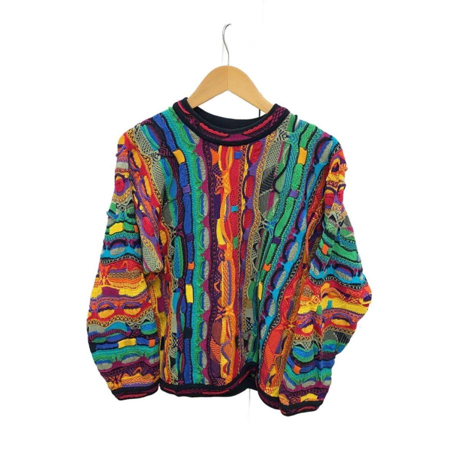 COOGI / ニット・セーター(厚手)/S/コットン/マルチカラー COOGI◇ニット・セーター(厚手)/S/コットン/マルチカラー/総柄