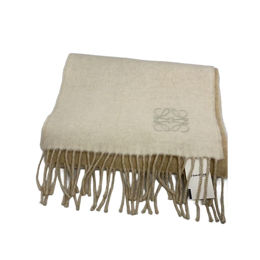 LOEWE◇マフラー/ウール/BEG/メンズ : セカンドストリートYahoo!店