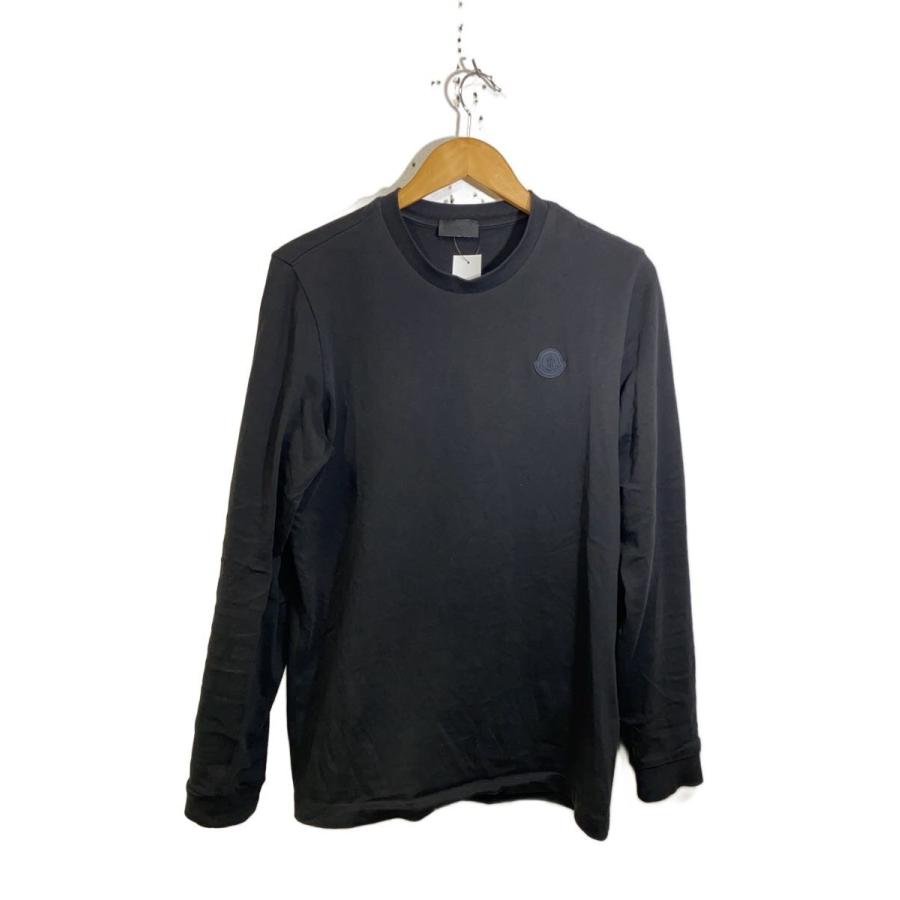 MONCLER◇長袖Tシャツ/S/コットン/BLK/k20918d00001 : セカンド