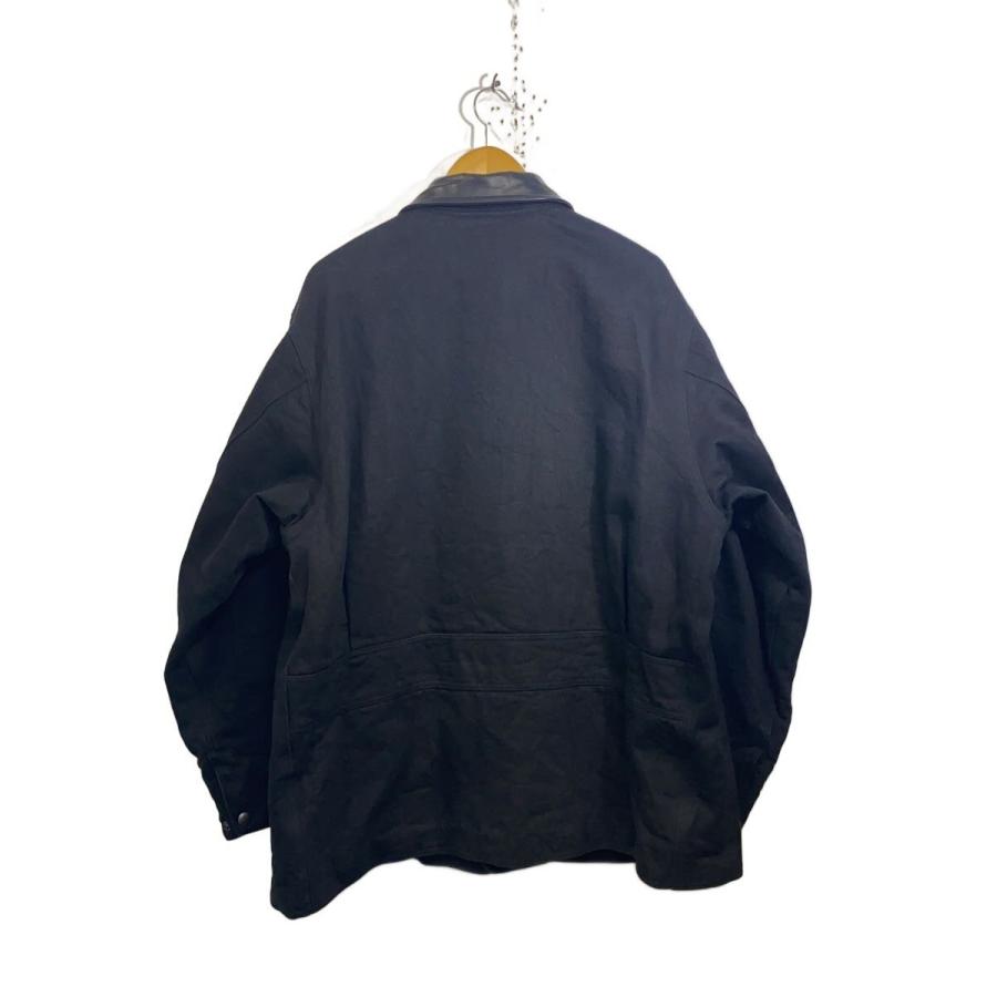 COMOLI◇25aw/デニムレザーワークジャケット/ジャケット/3/コットン 
