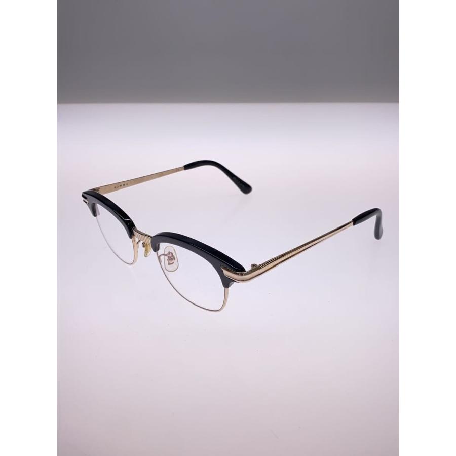 白山眼鏡店 メタルフレーム ウェリントン 銀メッキ 白山眼鏡店◇メガネ/ウェリントン/メタル/BLK/CLR/メンズ/A13