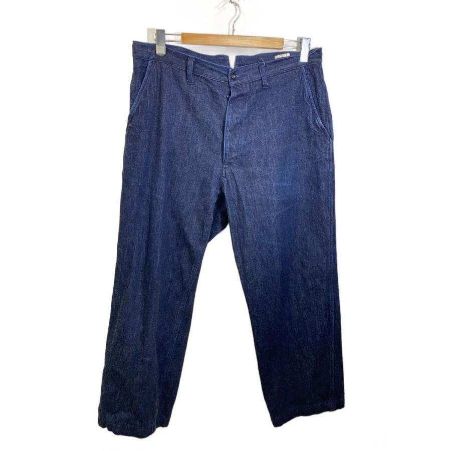 パンツ comoli デニムオーバーパンツ 2 新品