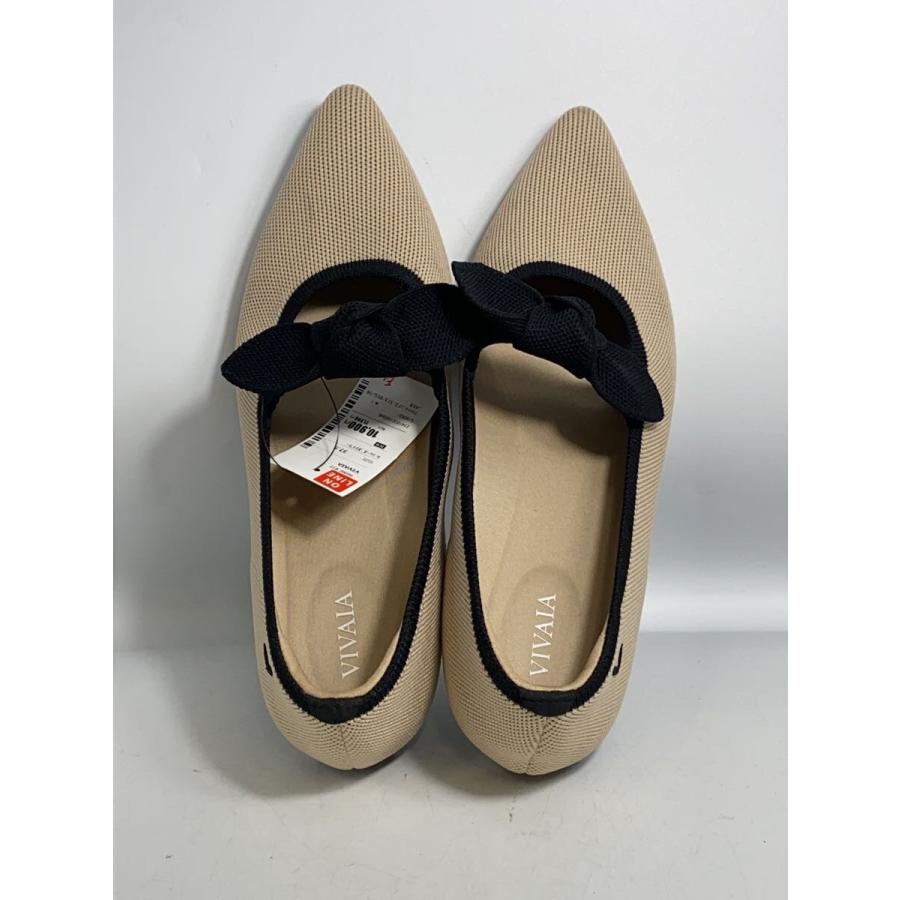 VIVAIA◇フラットパンプス/37.5/BEG// : セカンドストリートYahoo!店