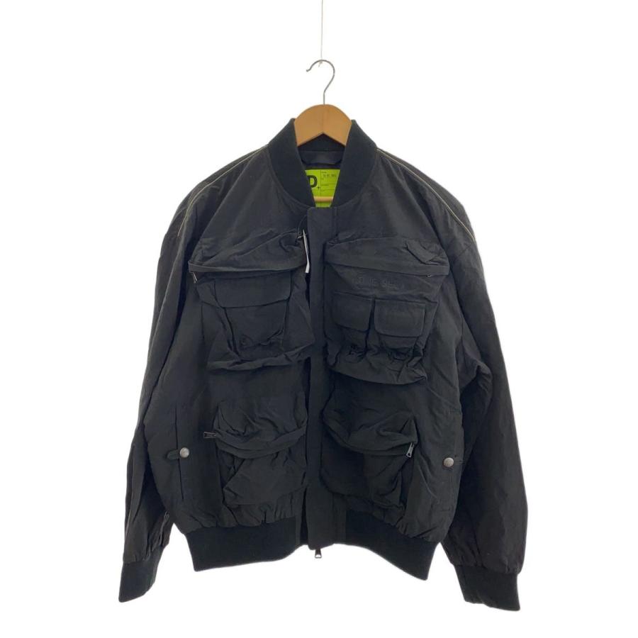 DIESEL◇J-STAIN-SHORT/ブルゾン/46/ポリエステル/BLK/A10502