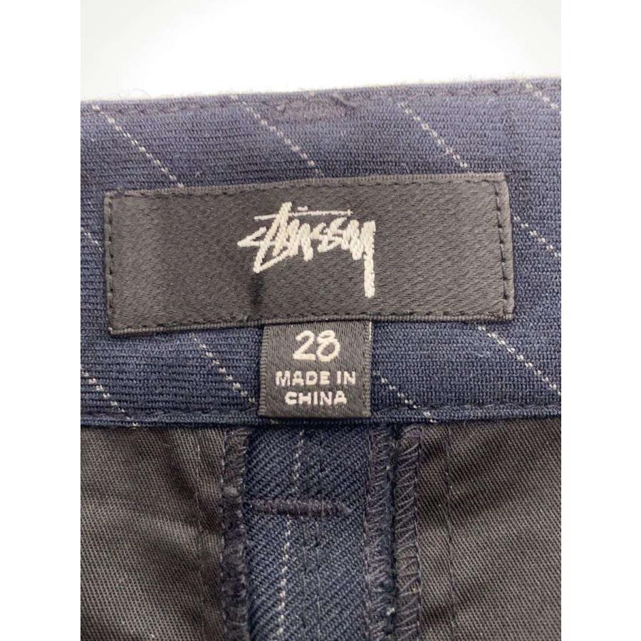 STUSSY◇ショートパンツ/28/ウール/NVY/ストライプ/112312
