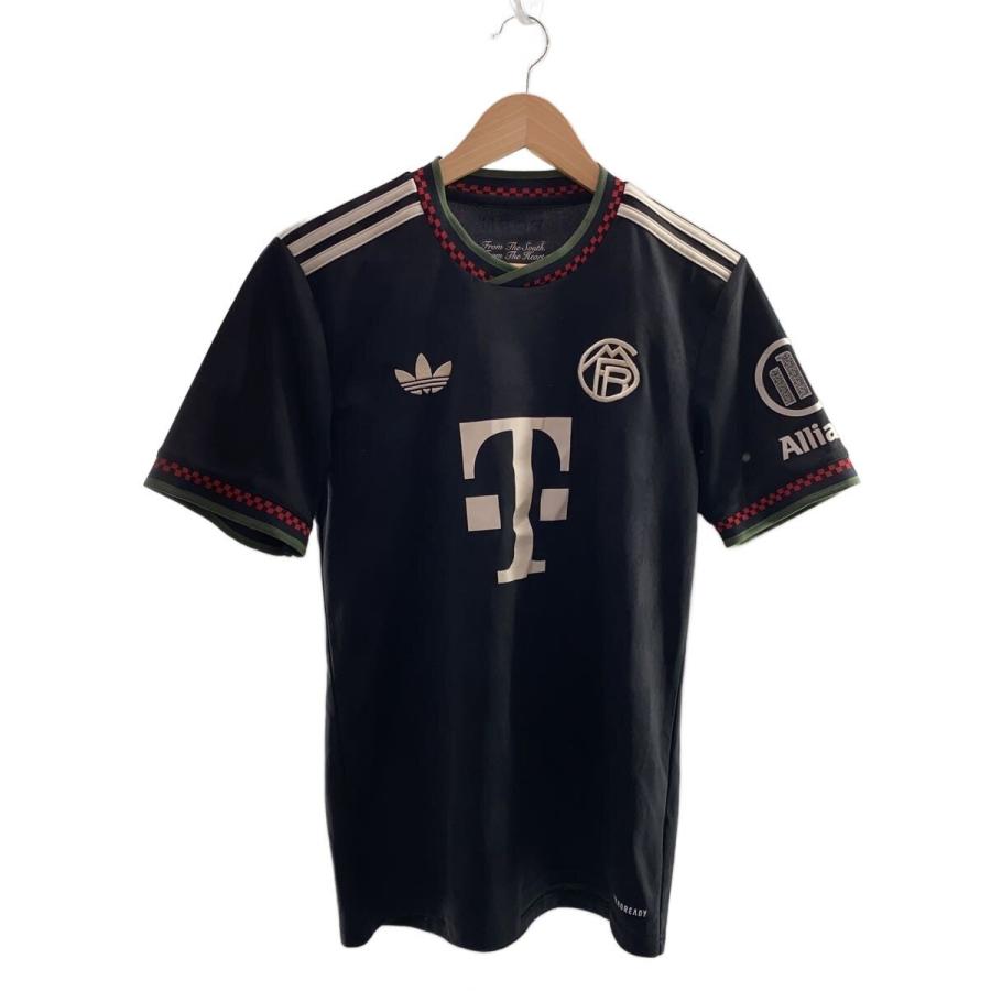adidas◇バイエルン/ユニフォーム/Tシャツ/M/ポリエステル/BLK