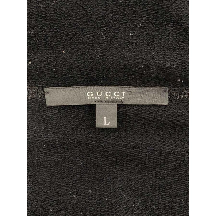 GUCCI◇ジップパーカー/L/コットン/BLK/355480 : セカンドストリート
