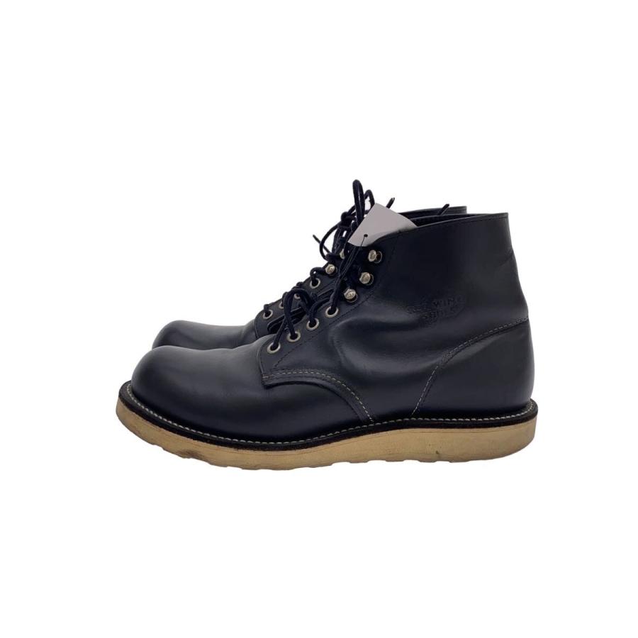 RED WING / レースアップブーツ/US7.5/BLK/8165 RED WING◇レースアップブーツ/US7.5/BLK/レザー/8165 : セカンド