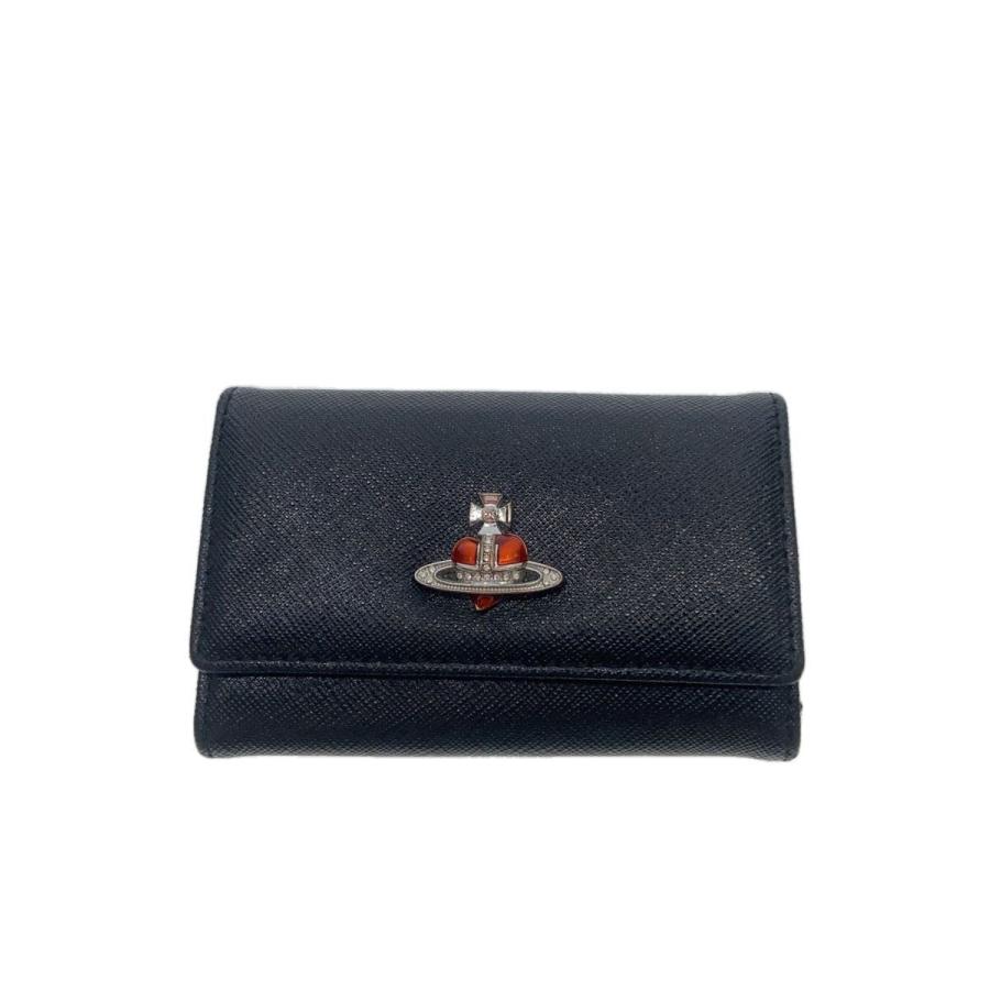 【未使用】Vivienne Westwood キーケース Vivienne Westwood◇キーケース/レザー/BLK/無地/レディース