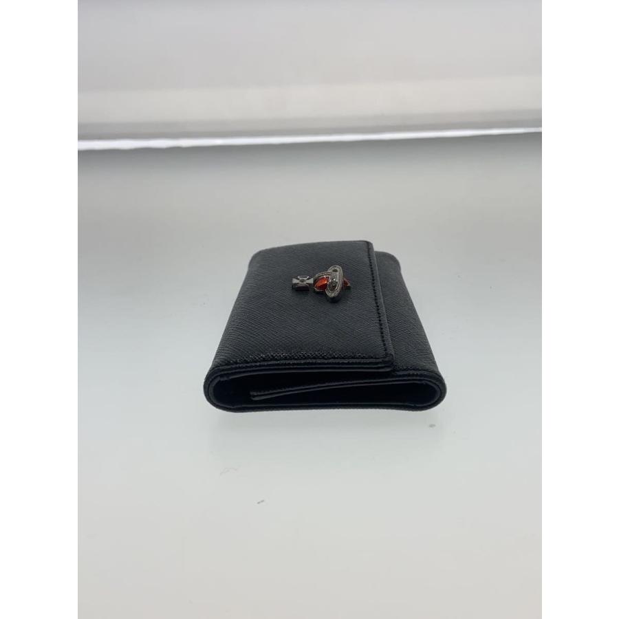 Vivienne Westwood◇キーケース/レザー/BLK/無地/レディース