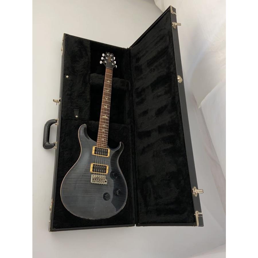 PRS Custom 24 グレー ハードケース付き PRS(Paul Reed Smith)◇Custom 24 20th/Gray Black/2005/塗膜白濁/キズ