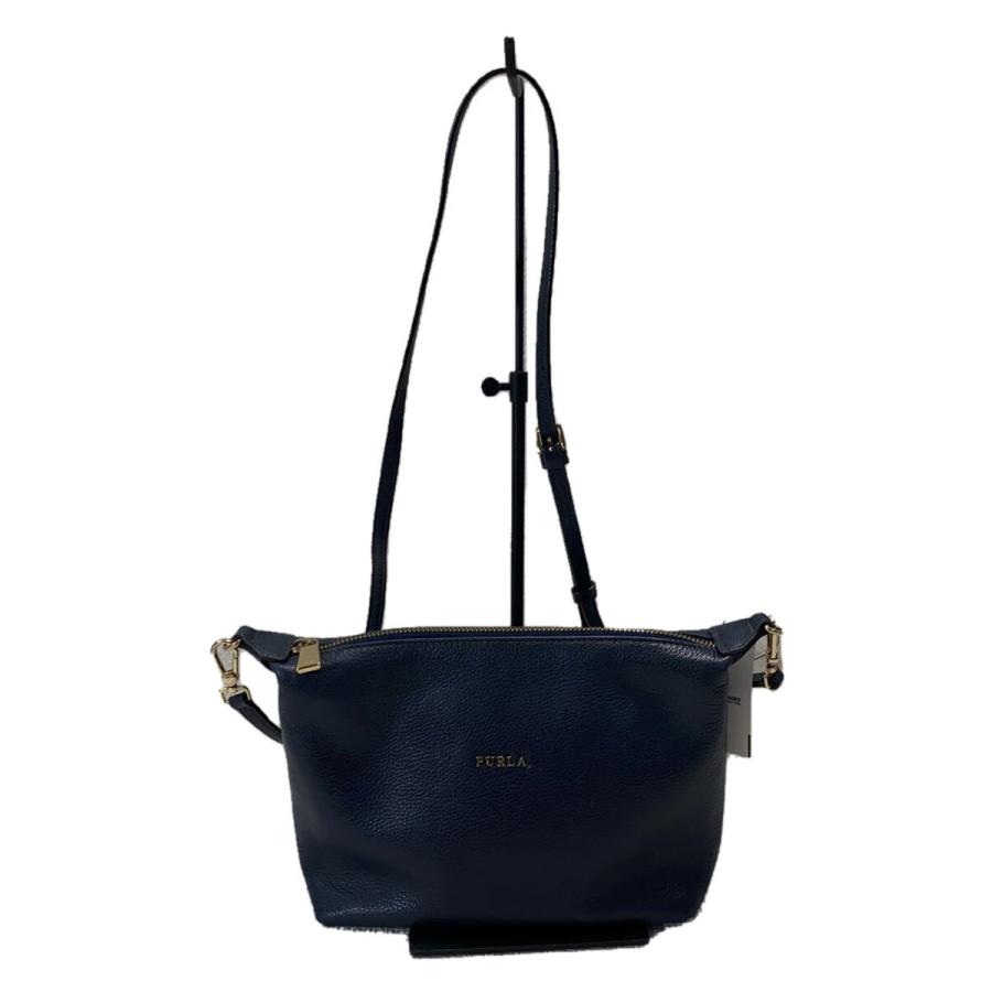 FURLA◇ショルダーバッグ/--/NVY/無地/EK62YE0 : セカンドストリート