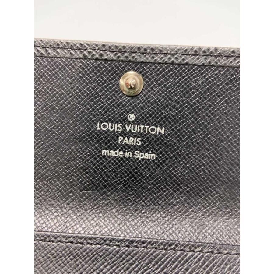 未使用品　ルイヴィトン LOUIS VUITTON タイガ ミュルティクレ LOUIS VUITTON◇ミュルティクレ6_タイガ/レザー/BLK/メンズ