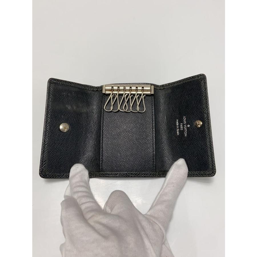 LOUIS VUITTON◇ミュルティクレ6_タイガ/レザー/BLK/メンズ