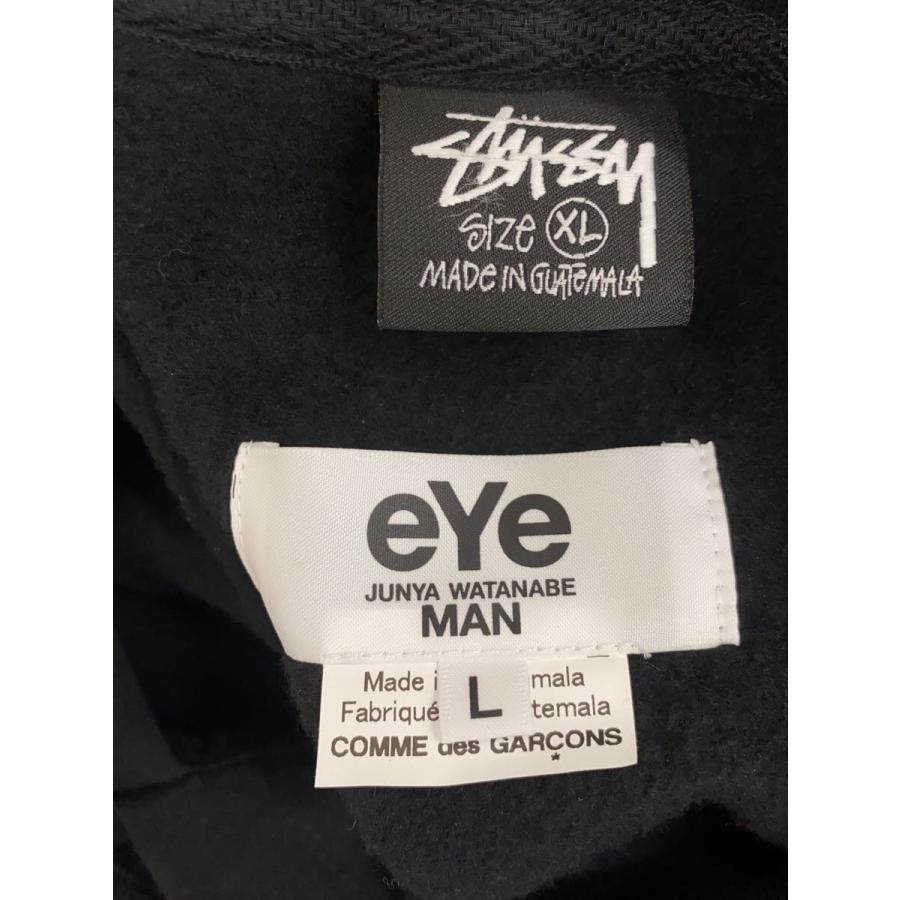 STUSSY◇×eYe JUNYA WATANABE MAN/24SS/ノースリーブパーカー/L/BLK/WM