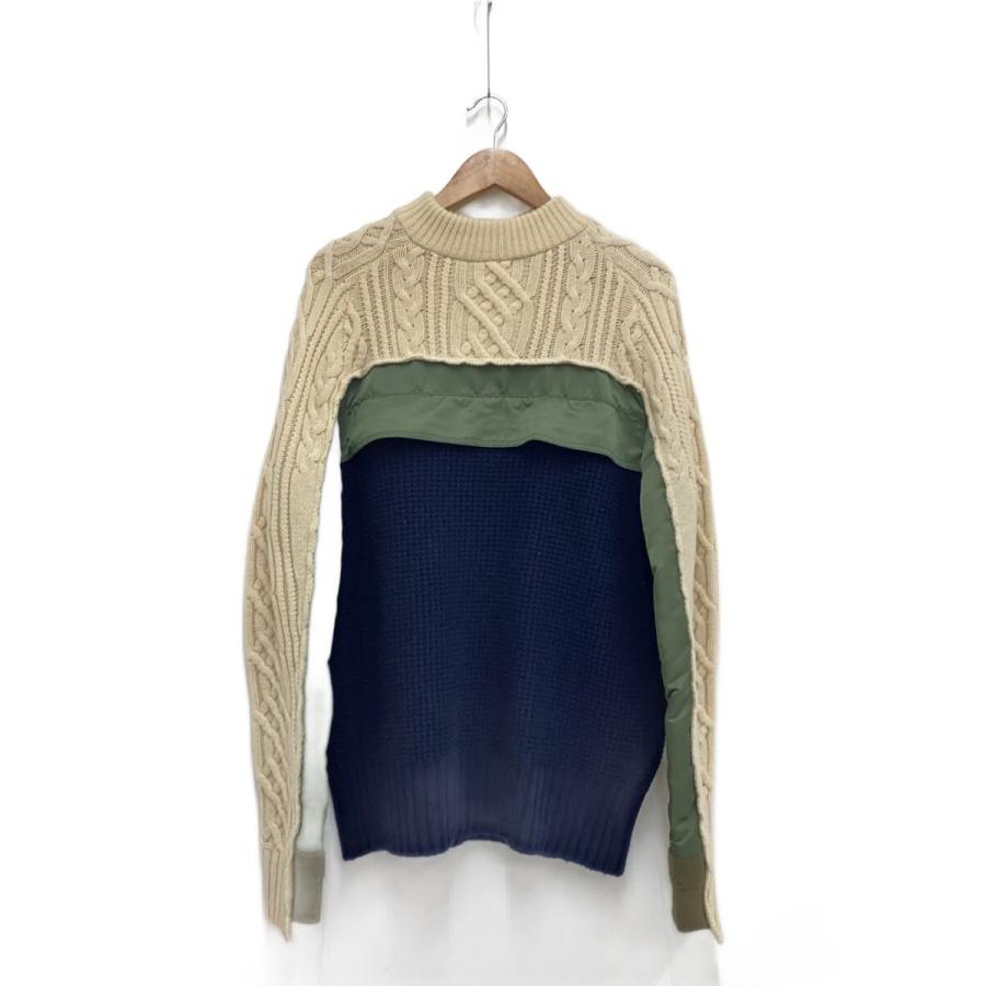 sacai ニット　メンズ sacai - サカイ SACAI ニットの通販 by KOMEHYO ONLINE ラクマ店
