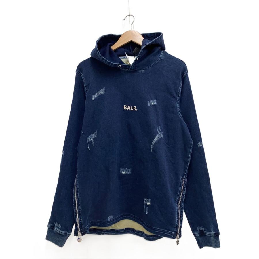 BALR.パーカーブルーＬサイズ　Ｂ1261.1024 BALR.◇パーカー/L/コットン/BLU/B1261.1024 : セカンドストリート