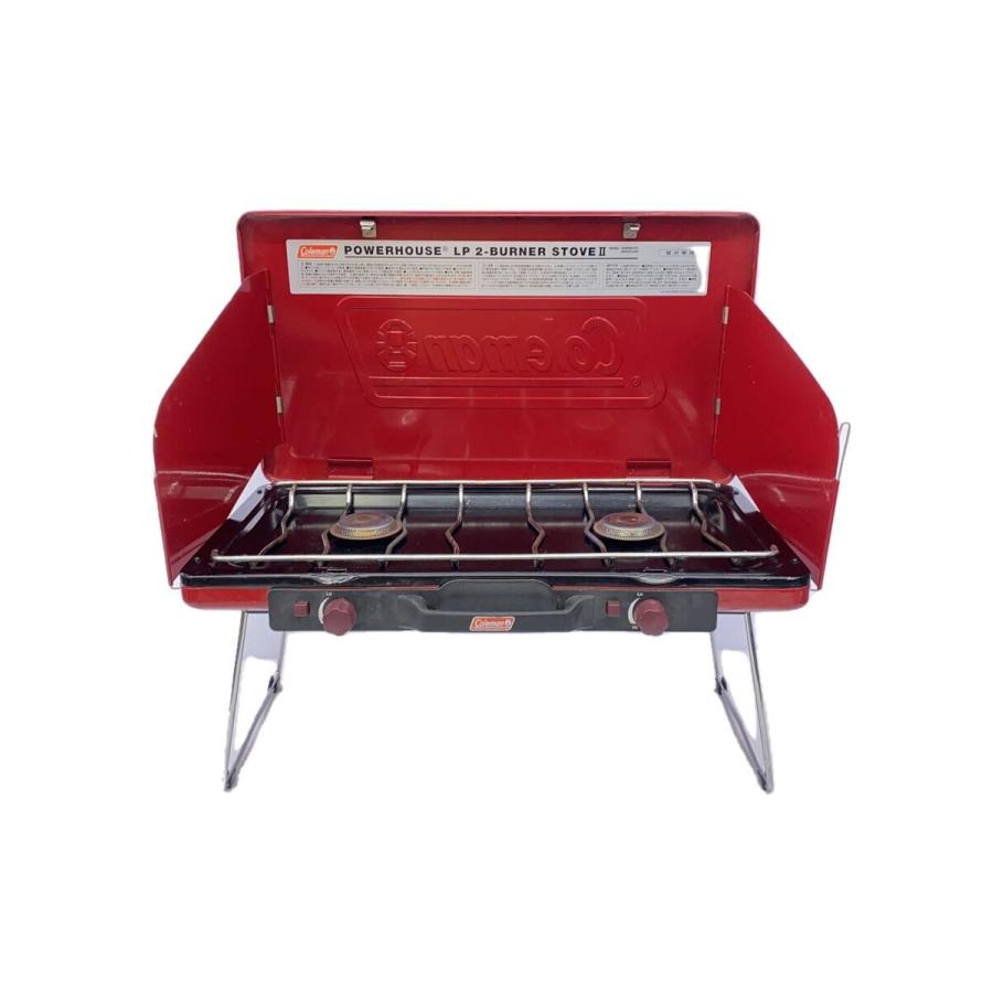 Coleman】 パワーハウスLPツーバーナーストーブ2 レッド Coleman】 パワーハウスLPツーバーナーストーブ2 レッド