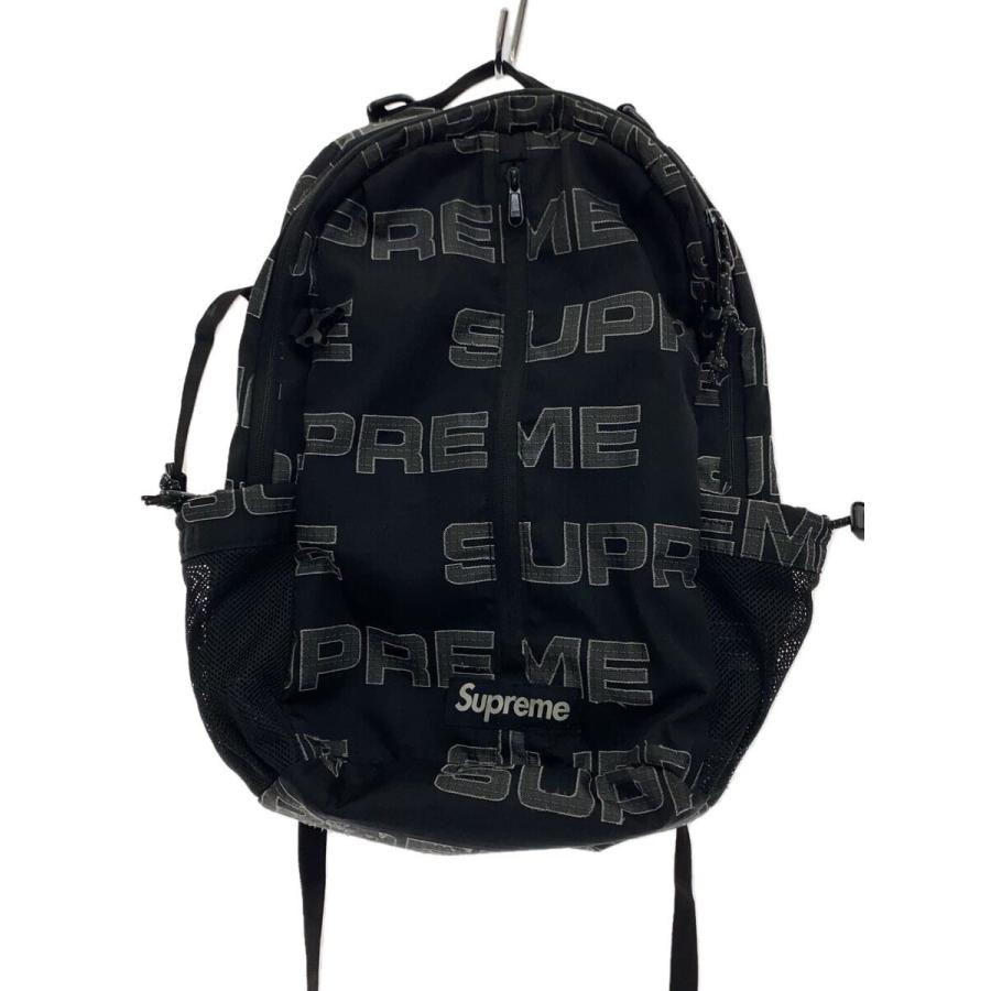 Supreme◇リュック/ナイロン/BLK/総柄 : セカンドストリートYahoo!店