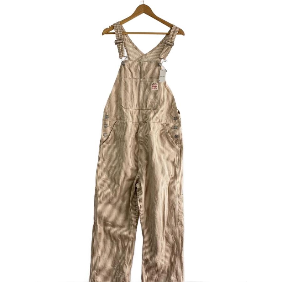 Levi's◇オーバーオール/M/コットン/BEG/ストライプ/PC9-79107-0019