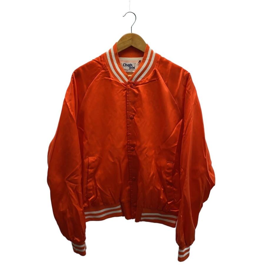 Chalk Line◇スタジャン/XL/ナイロン/ORN/無地 : セカンドストリート