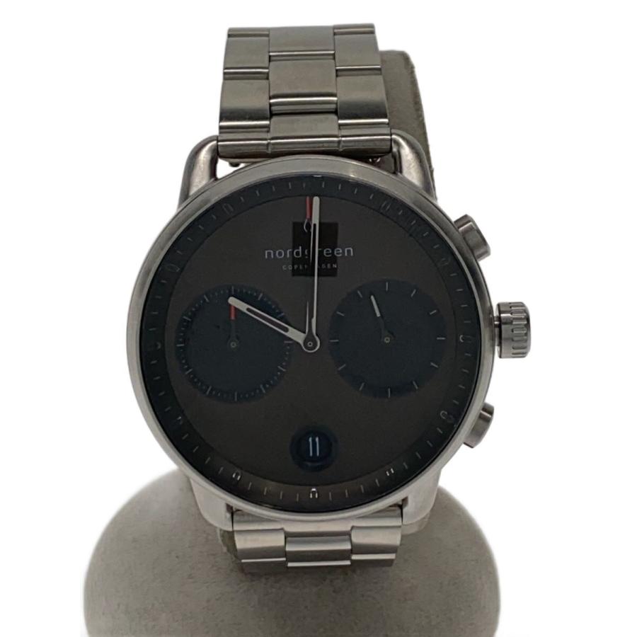 nordgreen◇クォーツ腕時計/アナログ/ステンレス/BRW/SLV/PIONEER