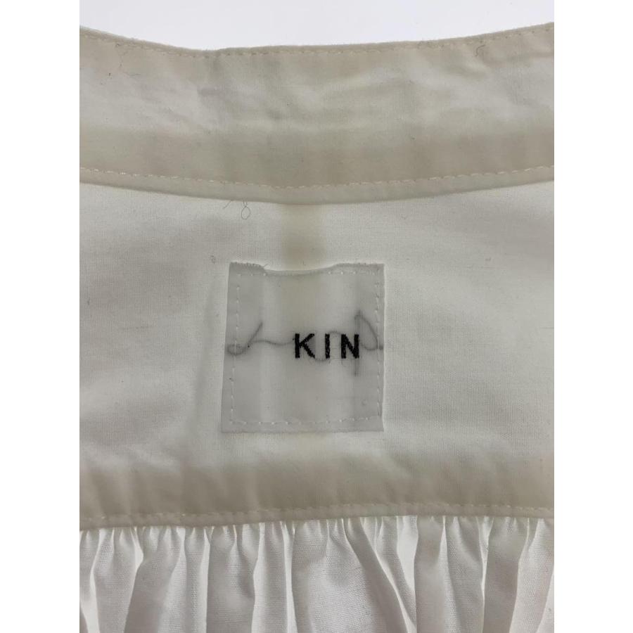 KIN◆長袖ワンピース/オーガニックコットン/WHT/無地｜ssol-shopping｜03