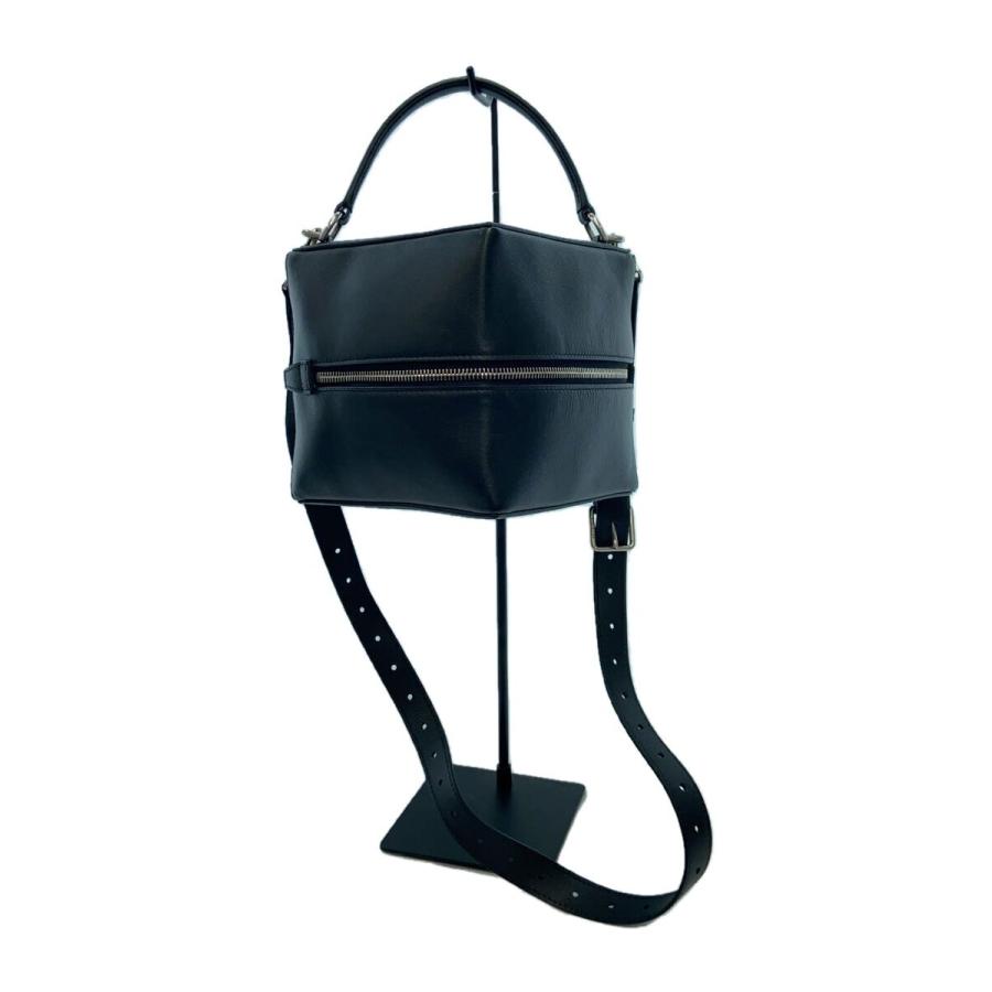 BALENCIAGA◇4X4 LEATHER TOP HANDLE BAG/2wayバッグ/レザー/BLK/無地