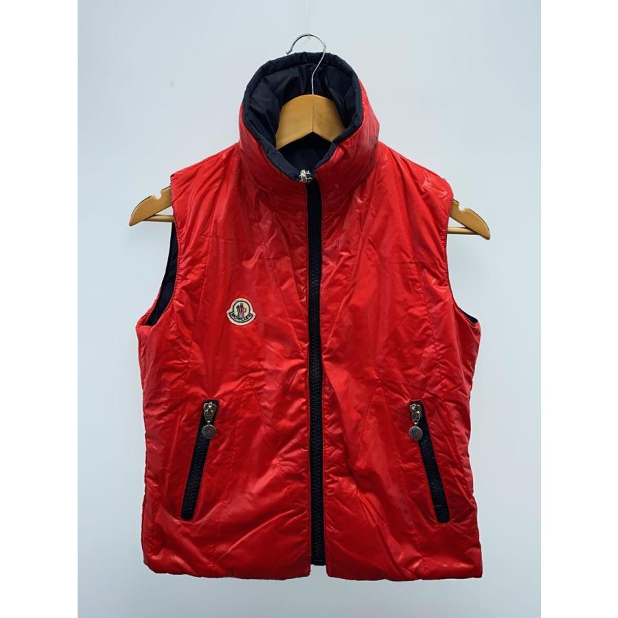 MONCLER◇ダウンベスト/リバーシブル/0/ポリエステル/ネイビー MONCLER◇ダウンベスト/リバーシブル/0/ポリエステル/ネイビー