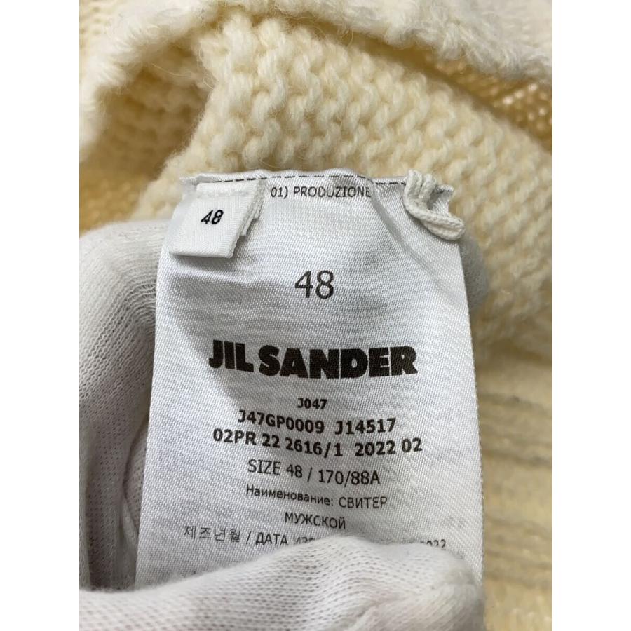 JIL SANDER◇22AW/クルーネックニット/セーター(厚手)/48/ウール 