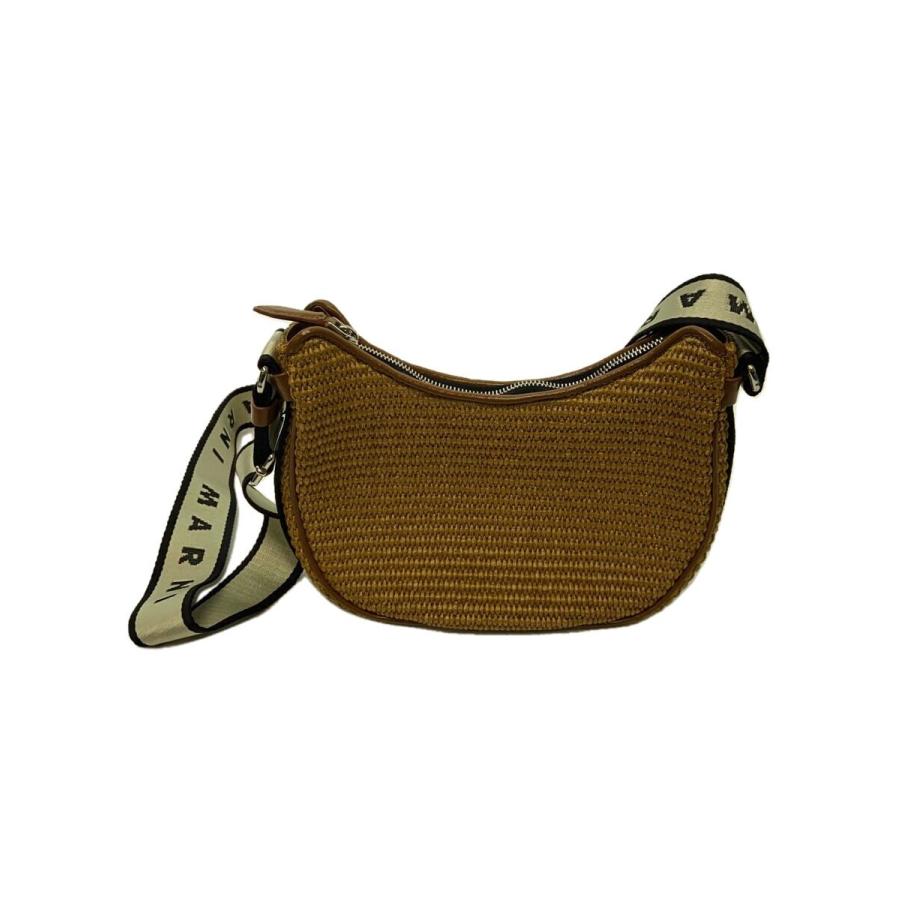 MARNI◇BEY BAG SMALL/ラフィア/ショルダーバッグ/BEG/SBMQ0072Q1