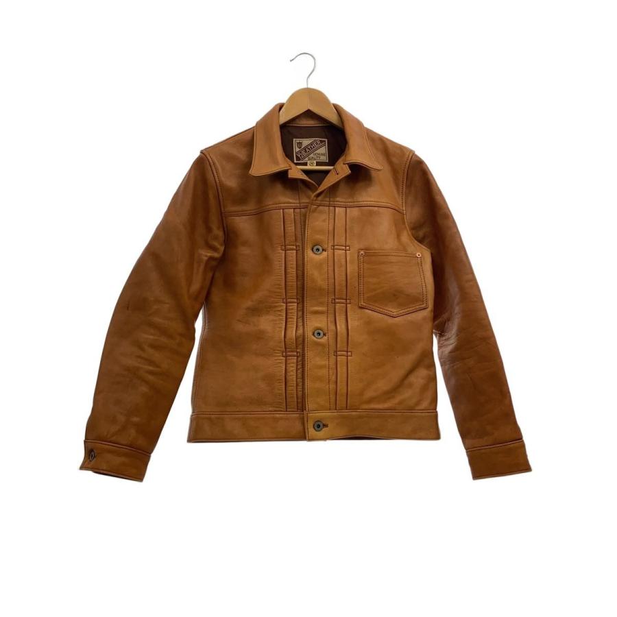 Y'2 LEATHER◇WWII Type JACKET/レザージャケット・ブルゾン/柿渋/36