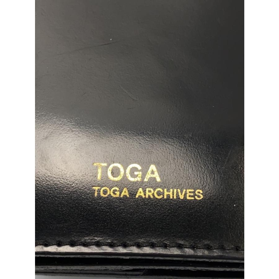 TOGA◇LEATHER SHOULDER WALLET/レザー/BLK/メンズ// : セカンド