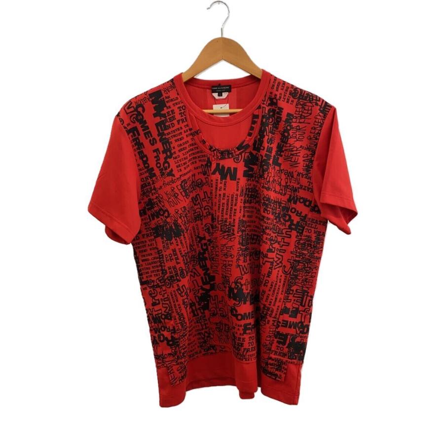 COMME des GARCONS HOMME PLUS◇英文字プリントデザインカットソー/L