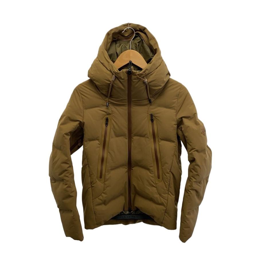 DESCENTE◇水沢/ダウンジャケット/S/ポリエステル/KHK/DOR-G8945