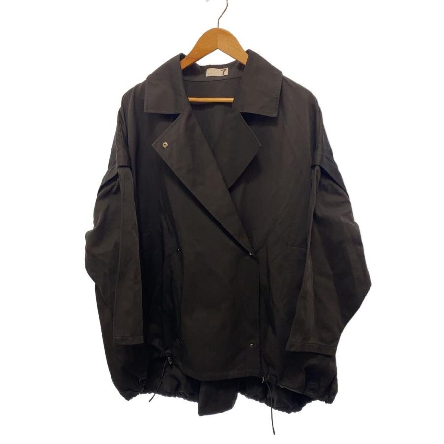 新品＊soeur7 2wayミリタリーオーバーブルゾンヤマダヤショートコート soeur7◇2WAYミリタリーオーバーブルゾン/9/コットン/BLK/MF-166-2