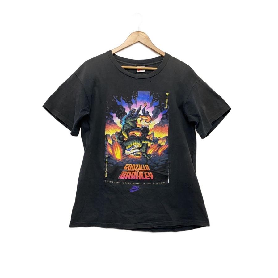 NIKE◇90s/C92/銀タグ/ゴジラVSチャールズバークレー/フェード/USA製/T