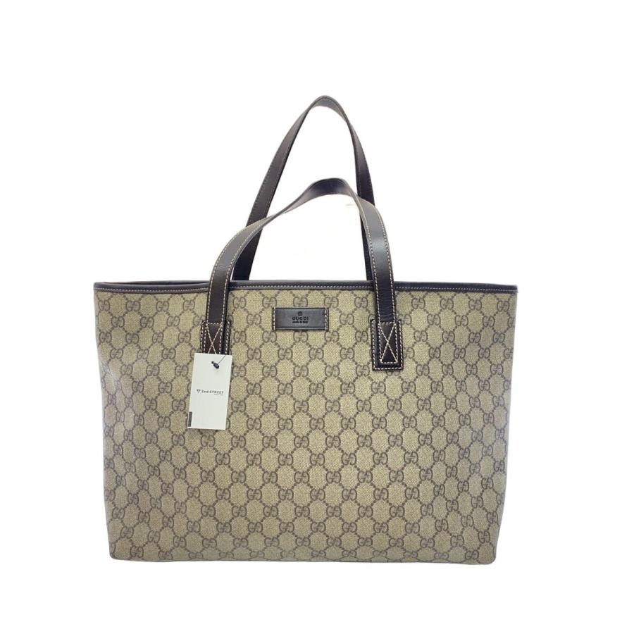 GUCCI◇トートバッグ_GGプラス/PVC/BRW : セカンドストリートYahoo!店