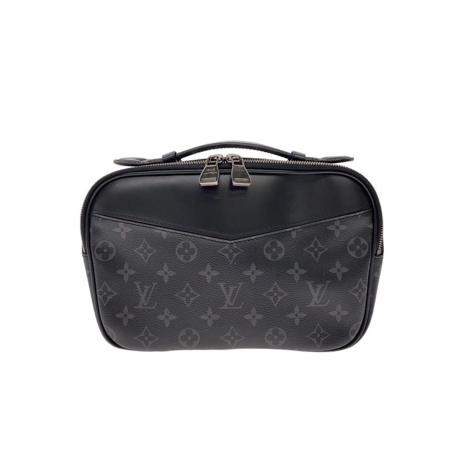 LOUIS VUITTON◇バムバッグ_モノグラム・エクリプス/PVC/BLK