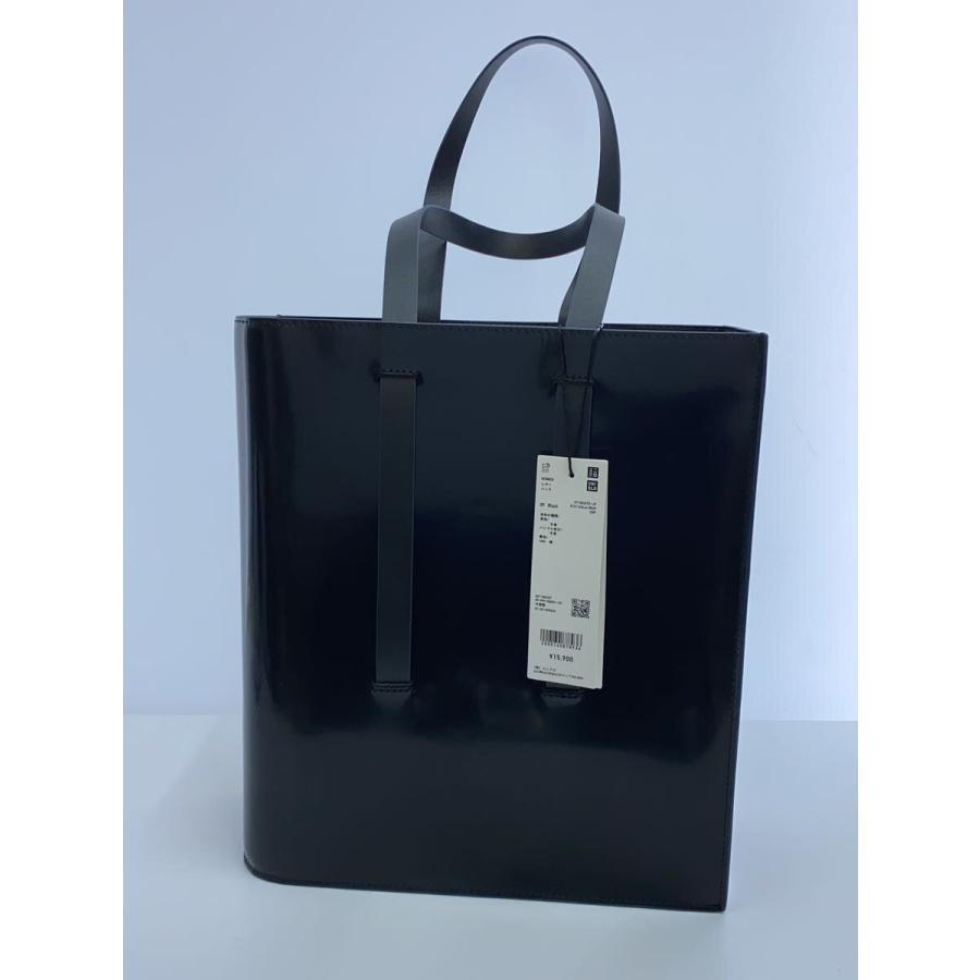 UNIQLO+J◇トートバッグ/牛革/BLK/無地 : セカンドストリートYahoo!店 