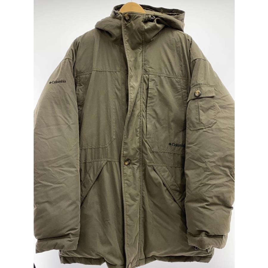Columbia◇ICE WIND PARKA_アイス ウィンド パーカ/L/ナイロン/KHK 
