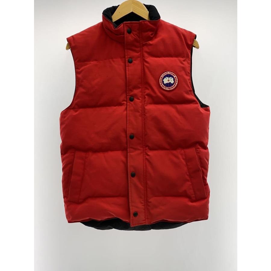 CANADA GOOSE◇ダウンベスト/S/ポリエステル/RED/4151M// : セカンド